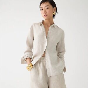 JCrew Baird McNutt linen shirt